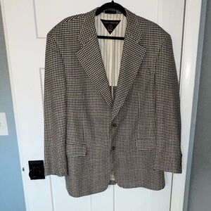 Tommy Hilfiger Jacket Sport Coat Blazer Houndstooth made USA- size 42